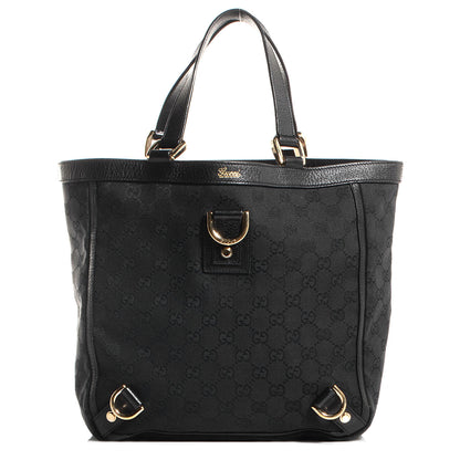 Gucci Monogram Small Abbey Tote Black 1 of 7