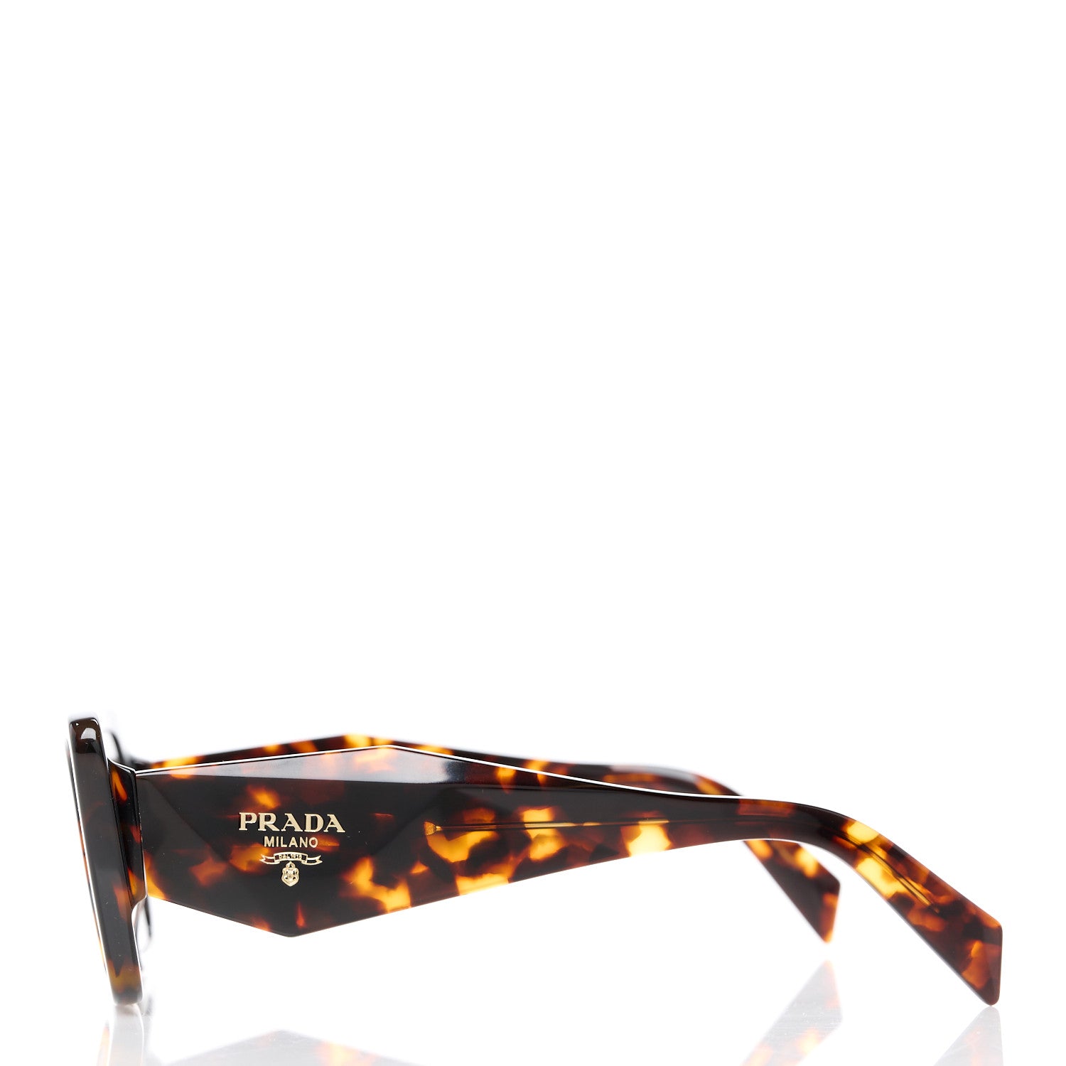 Prada Acetate Symbole Sunglasses SPR 08Y Havana 3 of 8