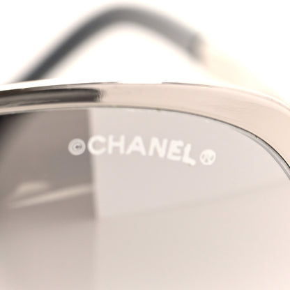 Chanel Mirrored Pilot Summer Sunglasses 4223 Silver 7 of 7