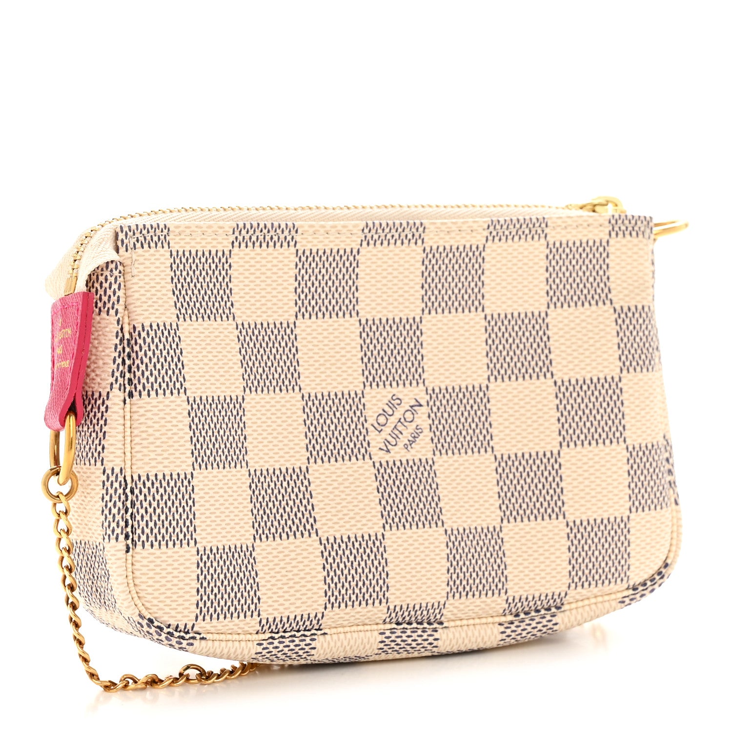 Louis Vuitton Damier Azur 2017 Christmas Animation Mini Pochette Accessories 3 of 8