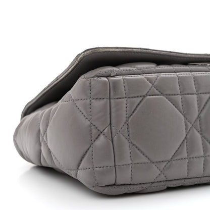 Christian Dior Calfskin Macrocannage Medium Caro Bag Iron Grey 9 of 10