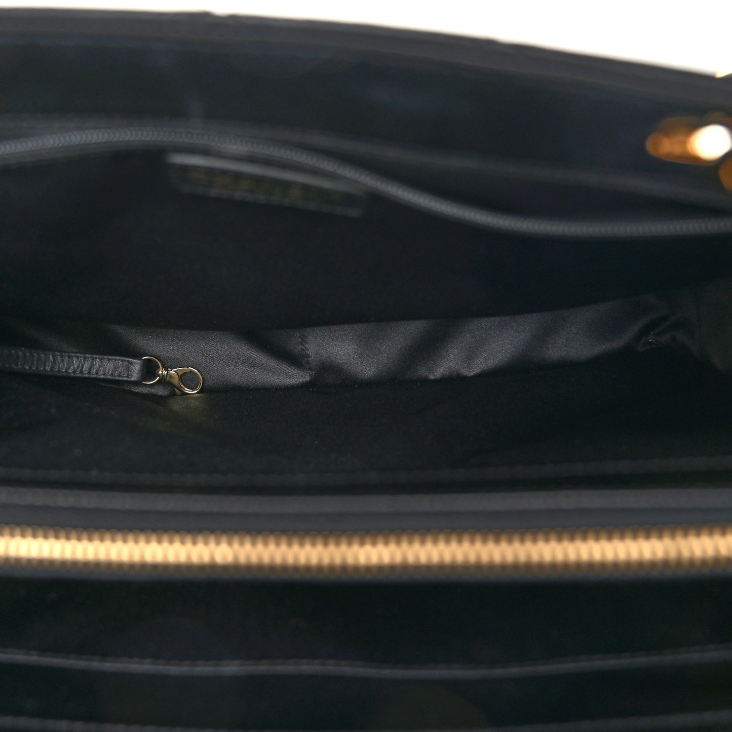 Caviar Quilted Grand Shopping Tote GST Black
