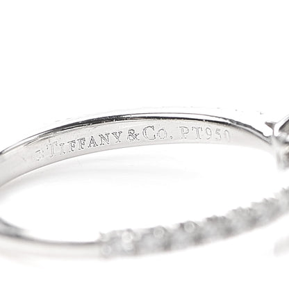 Tiffany Platinum Diamond .40ct Cushion Cut Engagement Ring 44 3 4 of 6