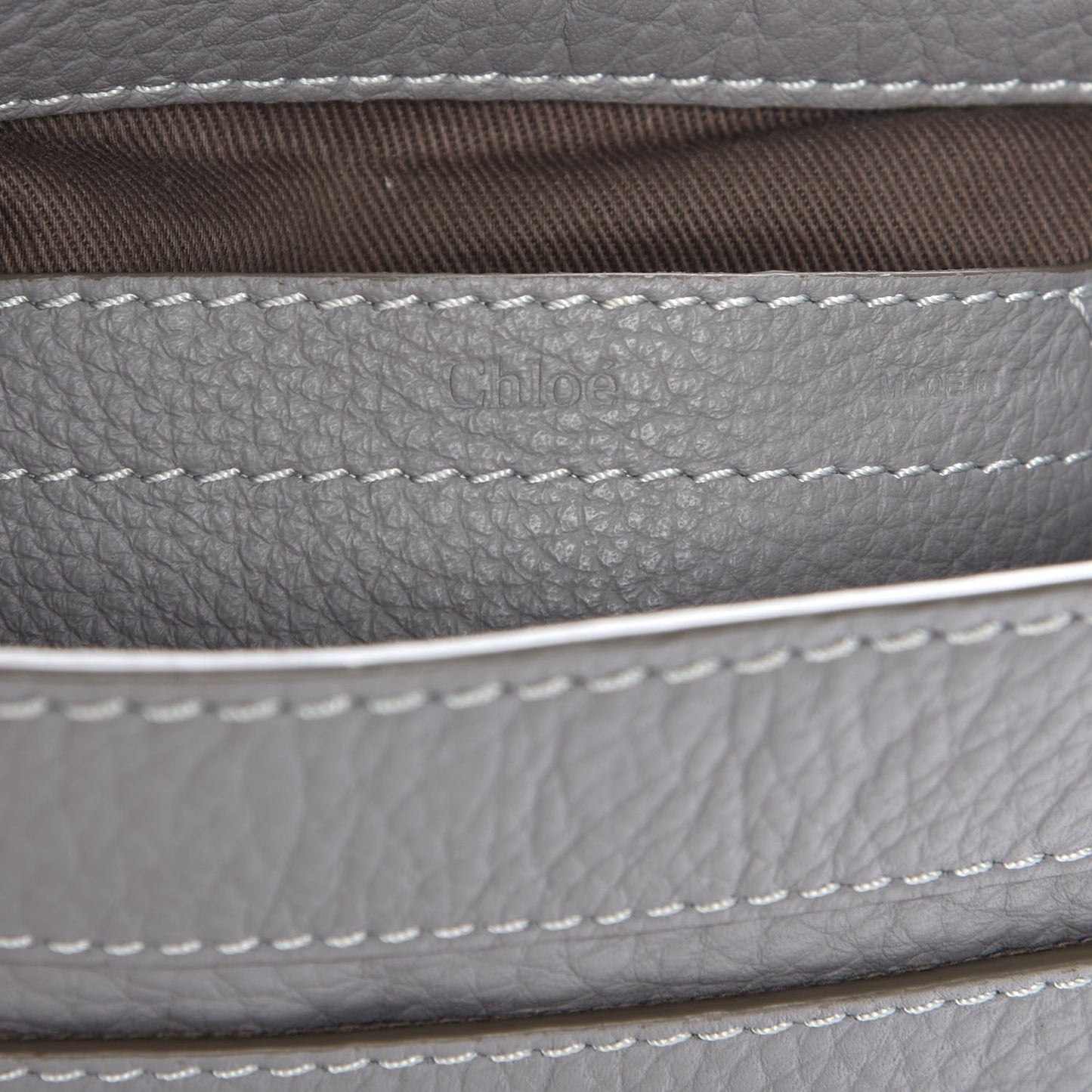 Calfskin Mini Marcie Round Crossbody Bag Cashmere Grey
