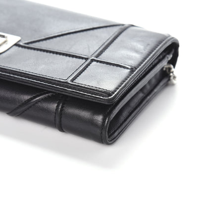 Christian Dior Lambskin Diorama Croisiere Chain Wallet Black 9 of 9