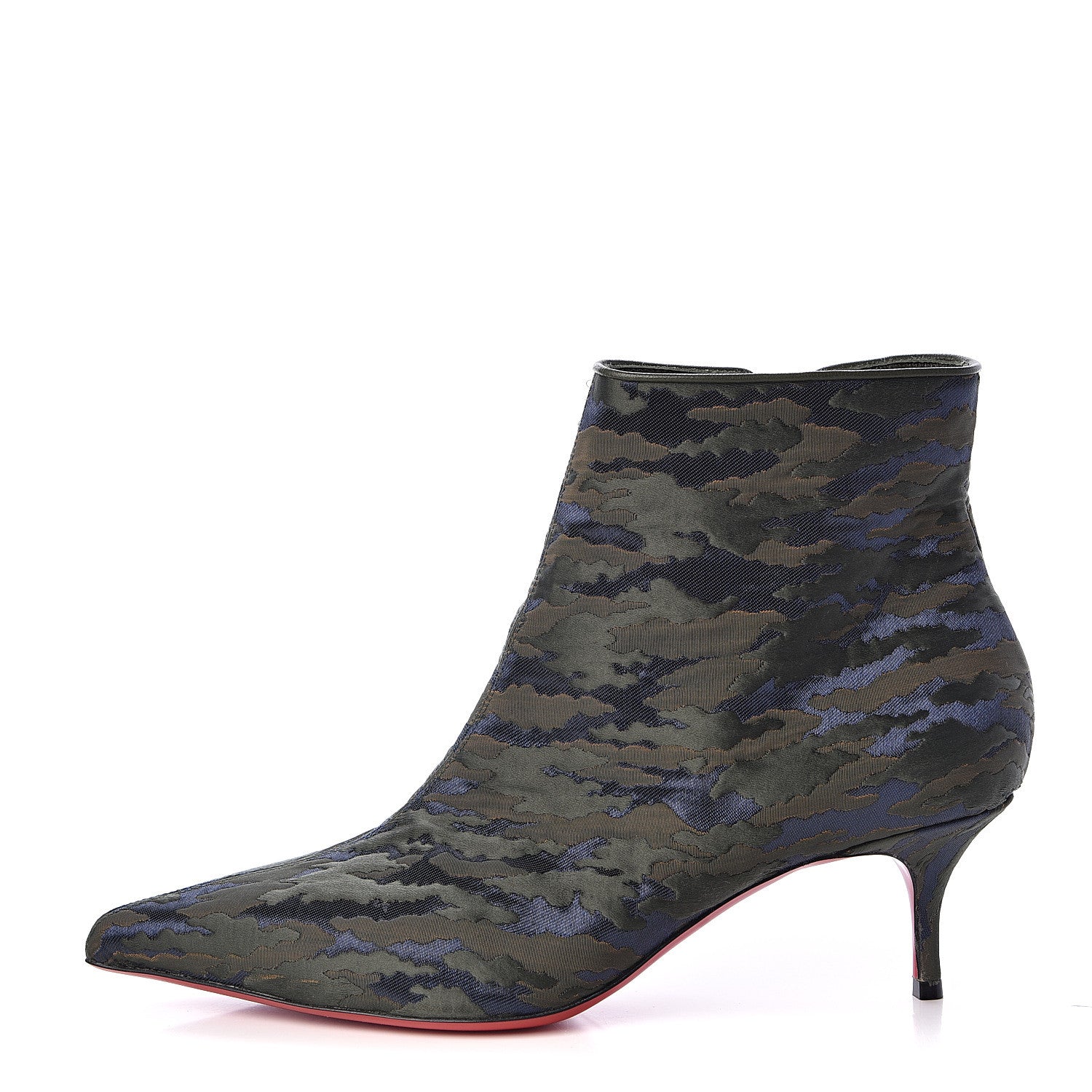 Christian Louboutin Jacquard Camoloubi So Kate Booty 55 Ankle Boots 39 Vosges 1 of 9