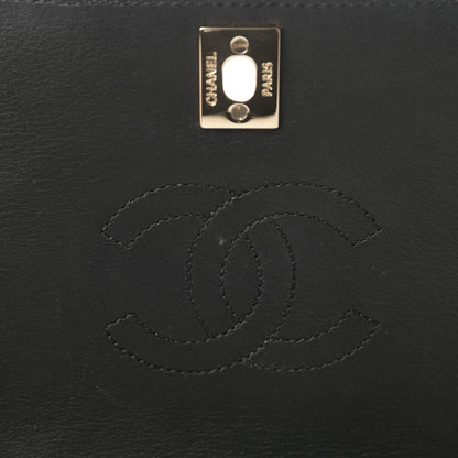 Chanel Calfskin Chevron Quilted Mini Statement Flap Black 13 of 13