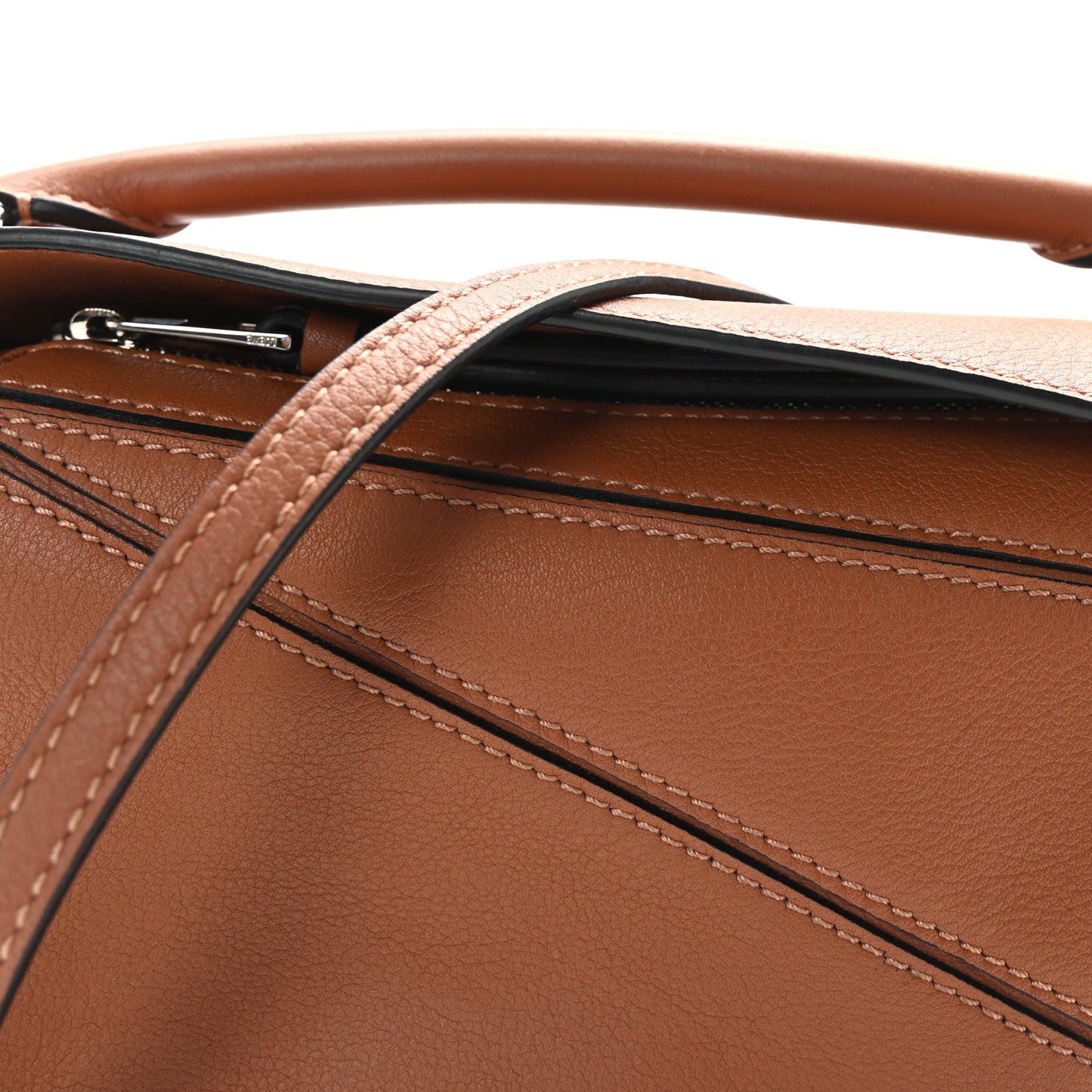 Calfskin Mini Puzzle Bag Tan