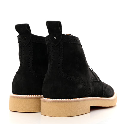 Christian Louboutin Suede Mens Flat Chelsea Boots 44 4 of 7