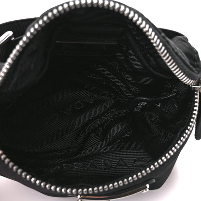Prada Tessuto Nylon Wrist Pouch Black 5 of 10