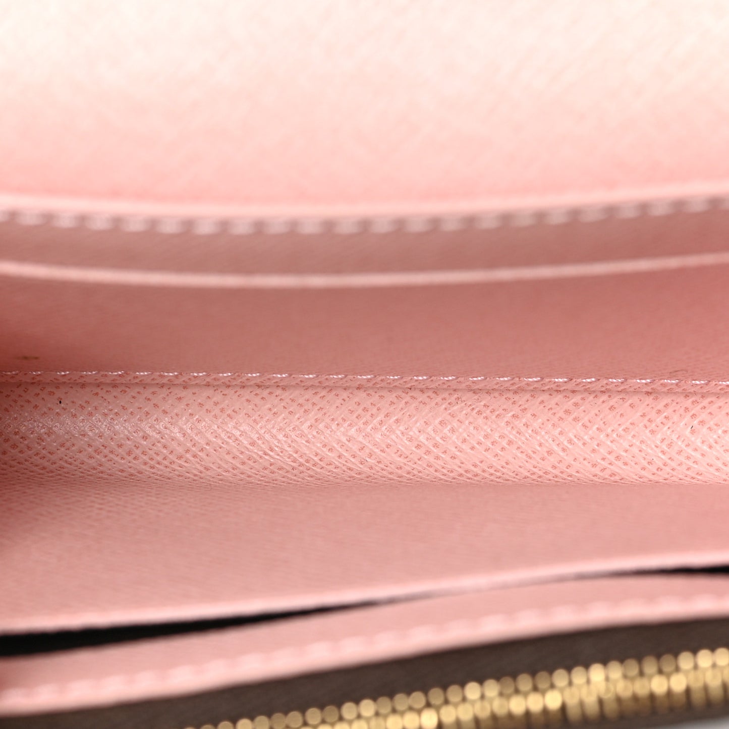 Damier Ebene Rosalie Coin Purse Rose Ballerine