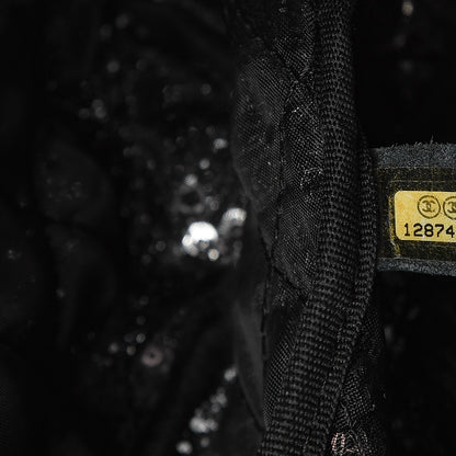 Chanel Hidden Sequin Maxi Flap Black 7 of 7