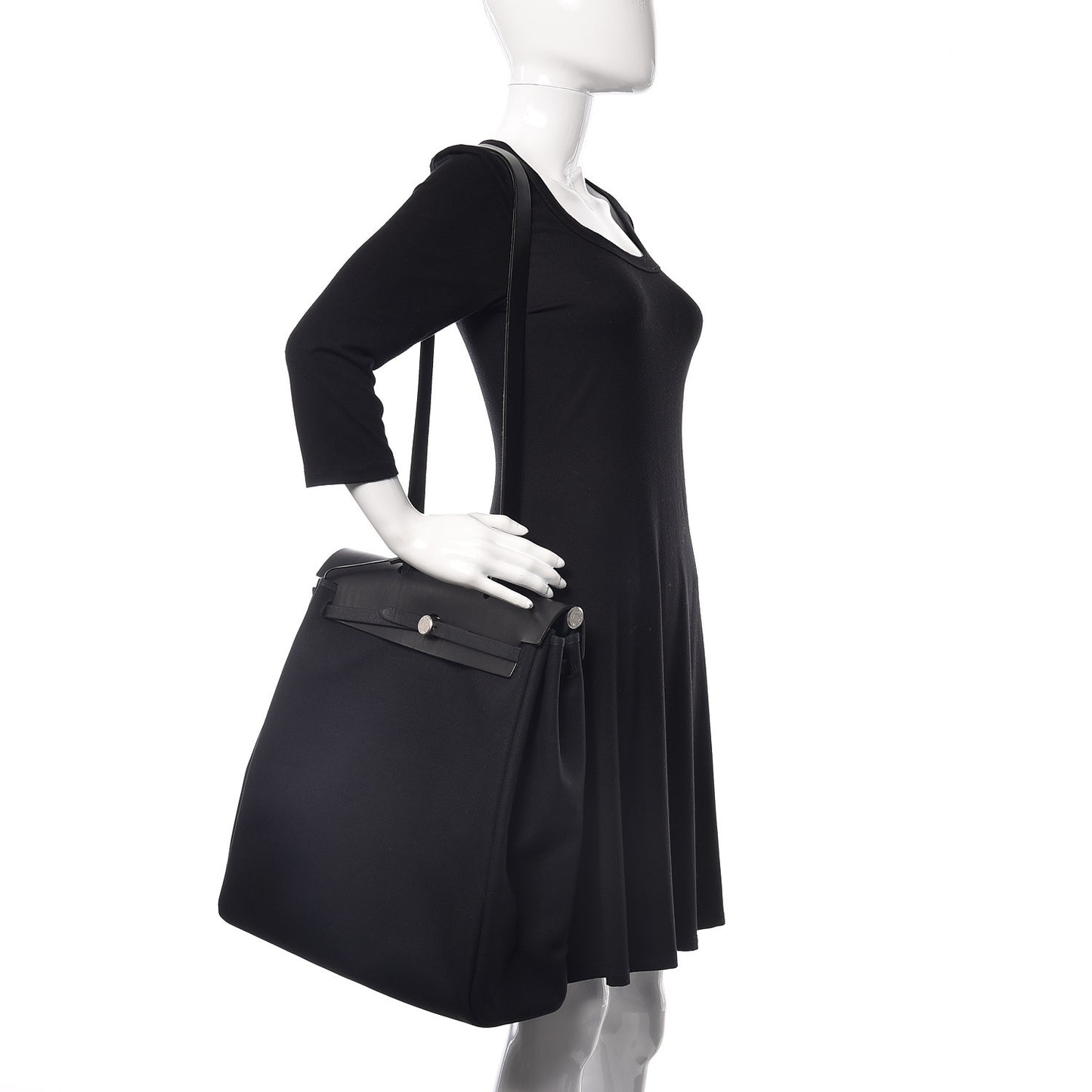 Toile Vache Calfskin Herbag 39 MM Black