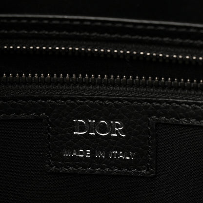 Christian Dior Oblique Grained Calfskin East West Tote Black 6 of 11