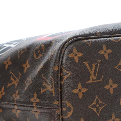 Louis Vuitton Monogram World Tour Neverfull MM 10 of 12