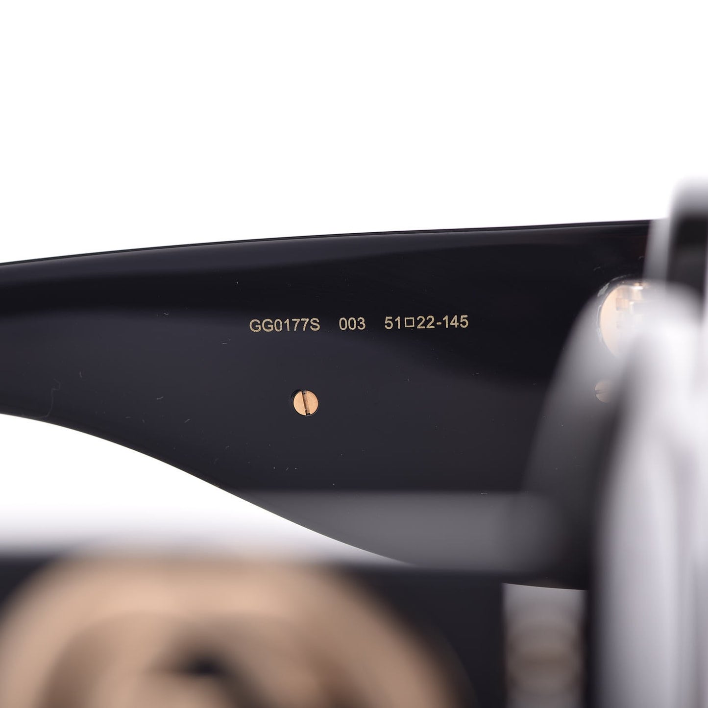 Acetate Round Frame Sunglasses GG 0177S Brown
