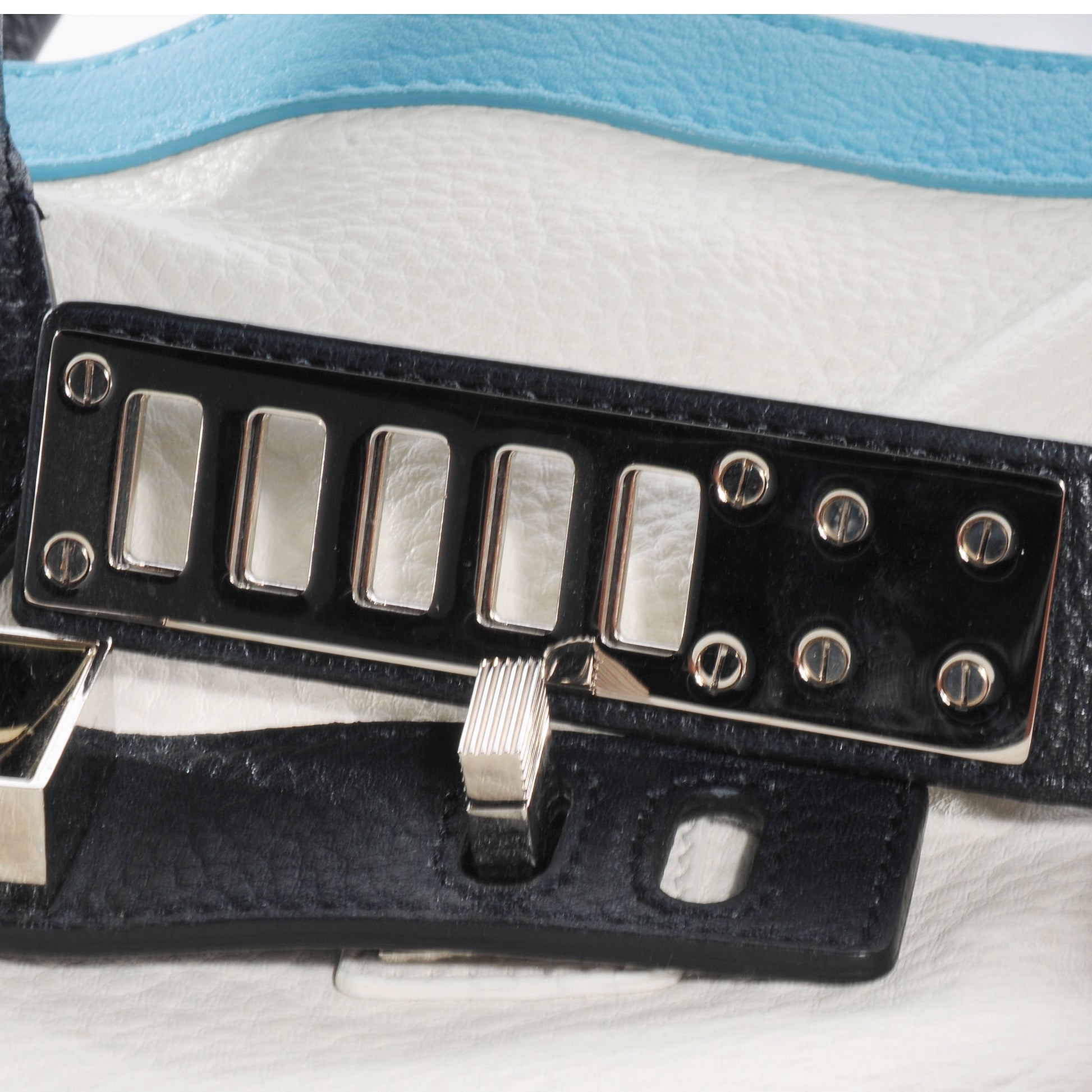 Proenza Schouler PS11 Tote Blue White 9 of 9