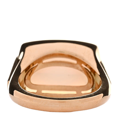 Bulgari 18K Yellow Gold Chalcedony BVLGARI Metropolis Ring 53 6.5 3 of 5