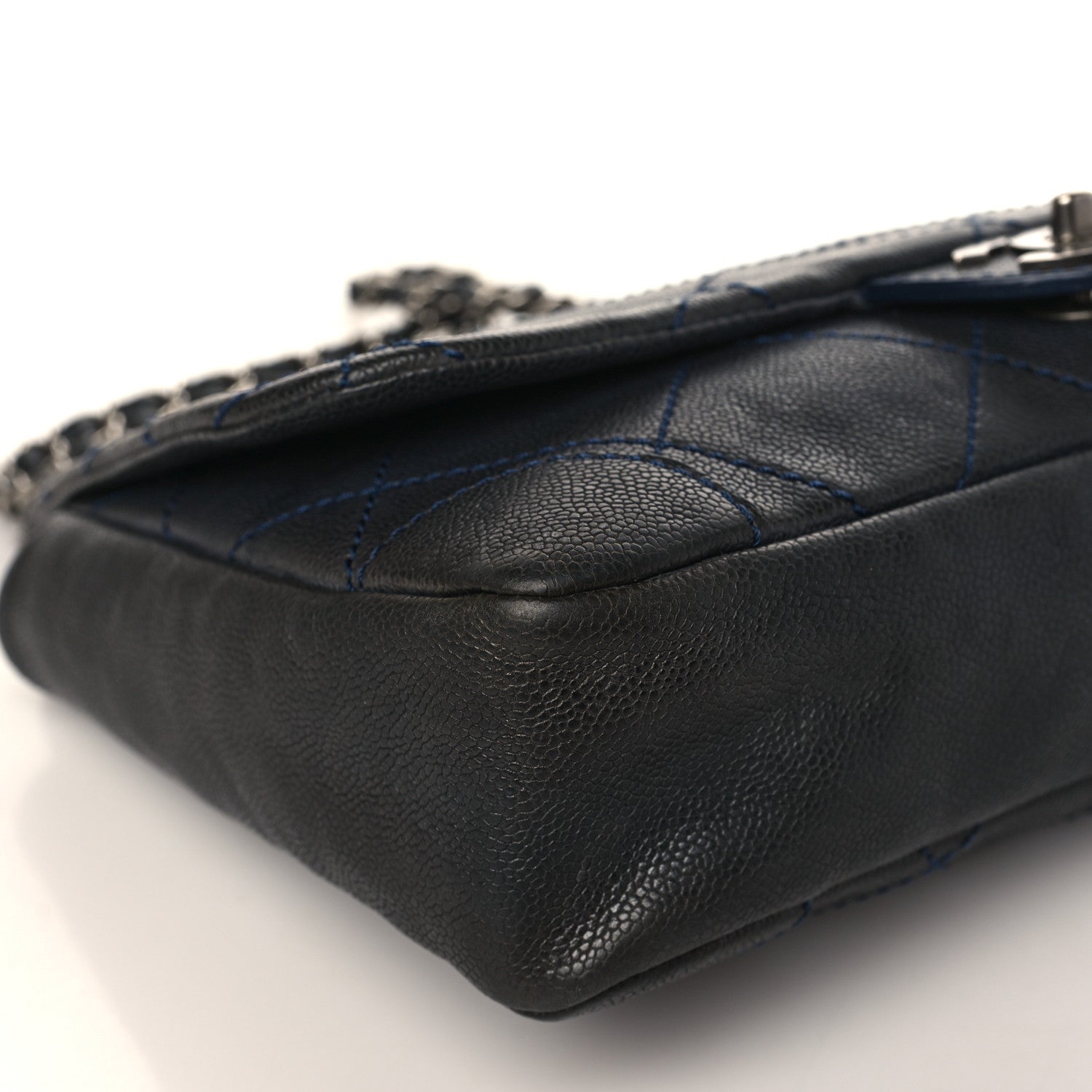 Chanel Caviar Outdoor Ligne Flap Navy 8 of 10