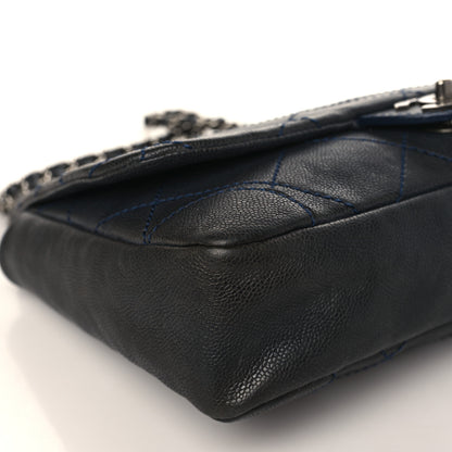 Chanel Caviar Outdoor Ligne Flap Navy 8 of 10