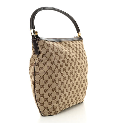 Gucci Monogram Hobo Dark Brown 3 of 10
