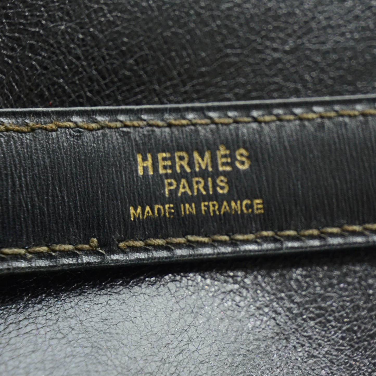 Box Leather Trim II 38 Black
