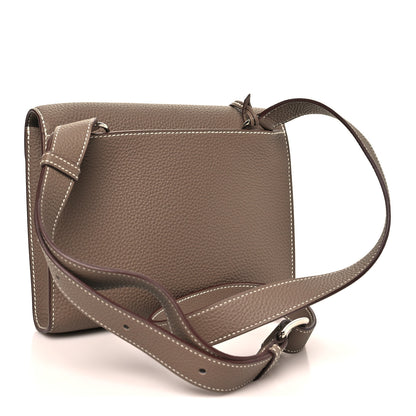 Hermes Togo Sac A Depeches 21 Messenger Bag Etoupe 3 of 11