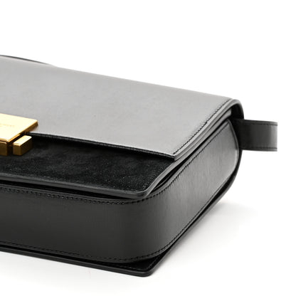 Saint Laurent Smooth Calfskin Suede Medium Bellechasse Black 11 of 14