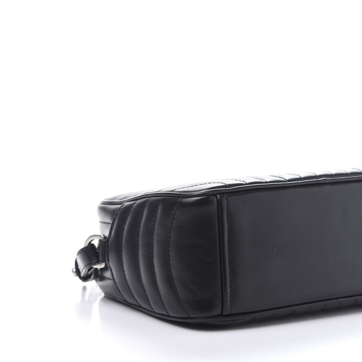 Soft Calfskin Diagramme Crossbody Bag Black