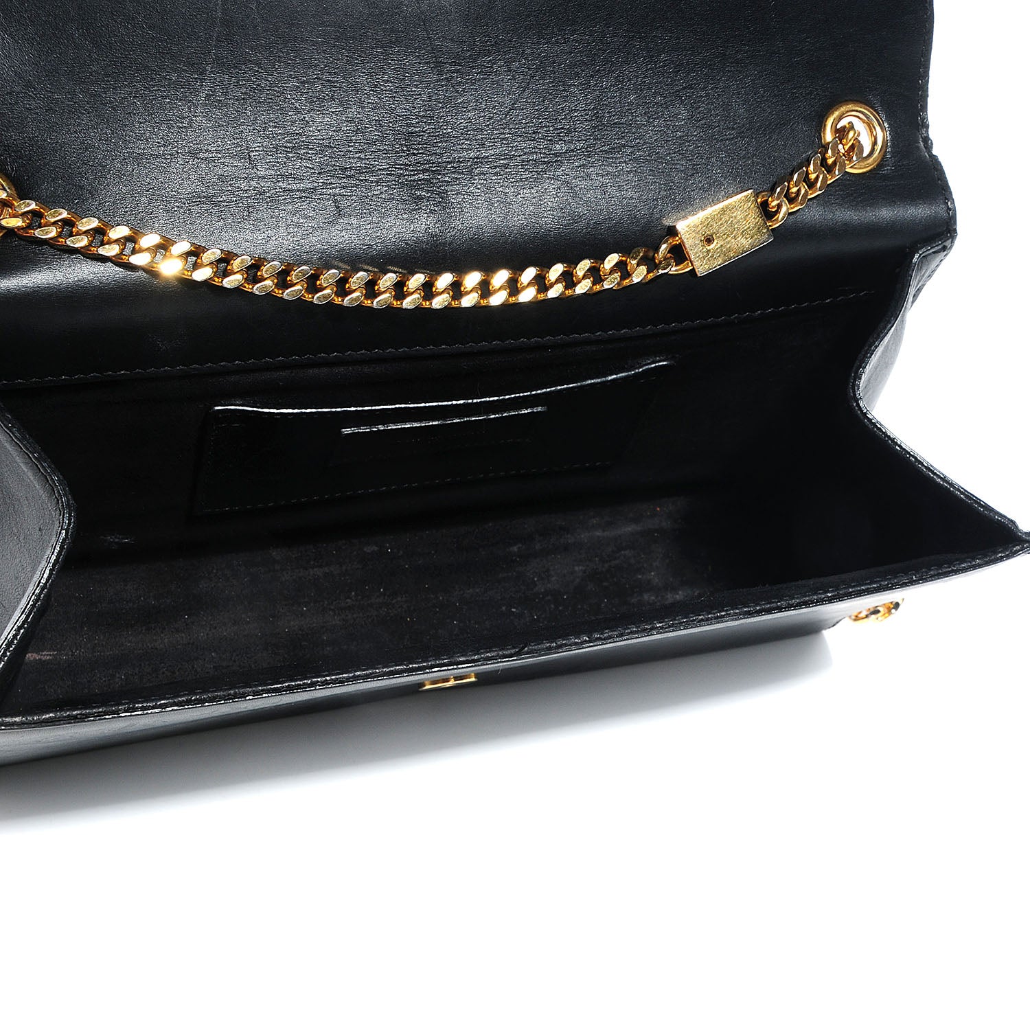 Saint Laurent Calfskin Medium Classic Monogram Kate Tassel Satchel Black 6 of 8