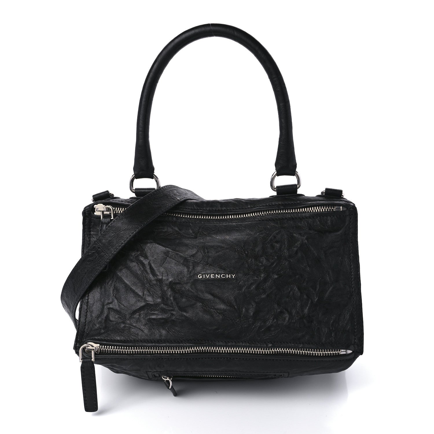 Givenchy Tumbled Sheepskin Medium Pandora Black 1 of 8