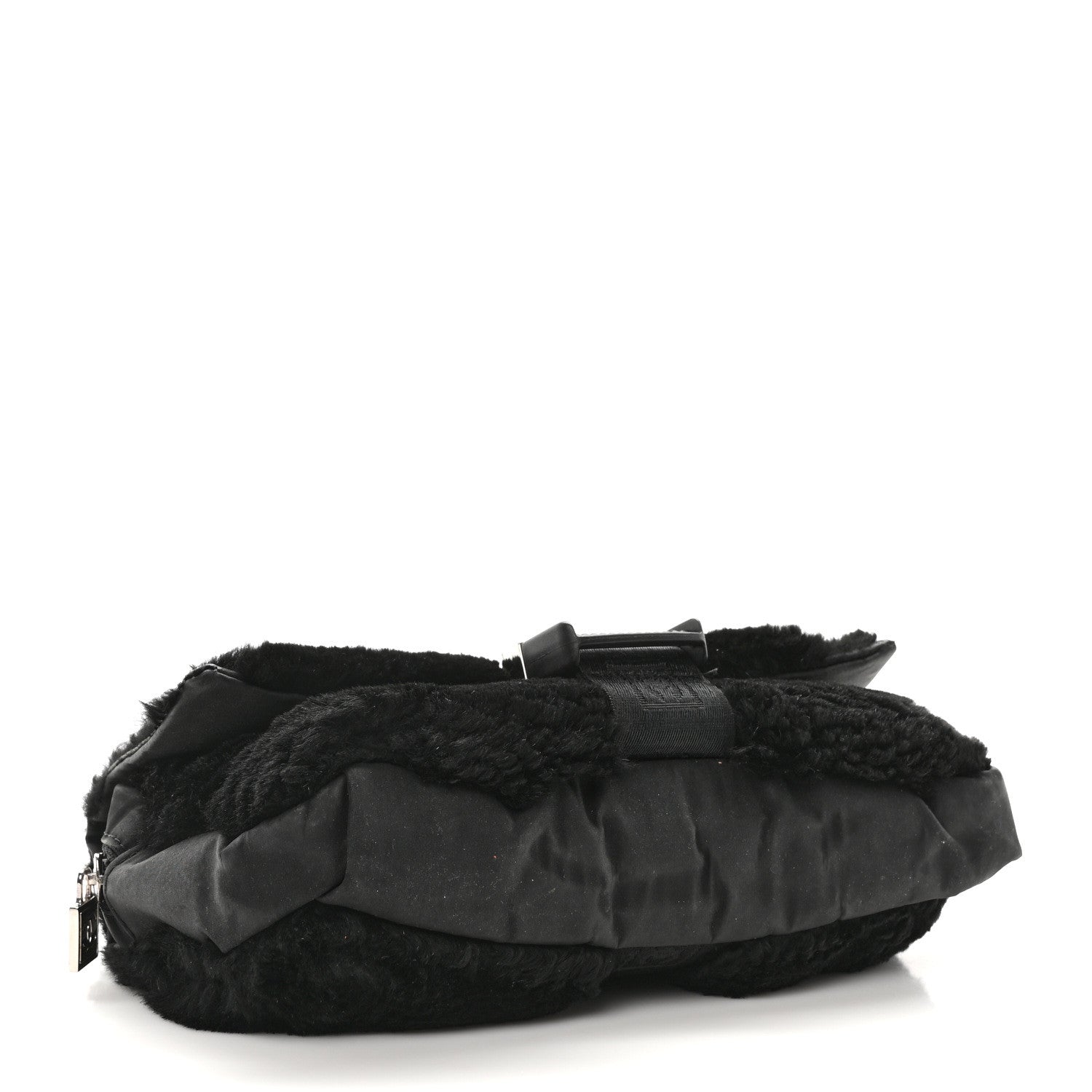 Chanel Rabbit Fur Sport Flap Flap Black 4 of 10