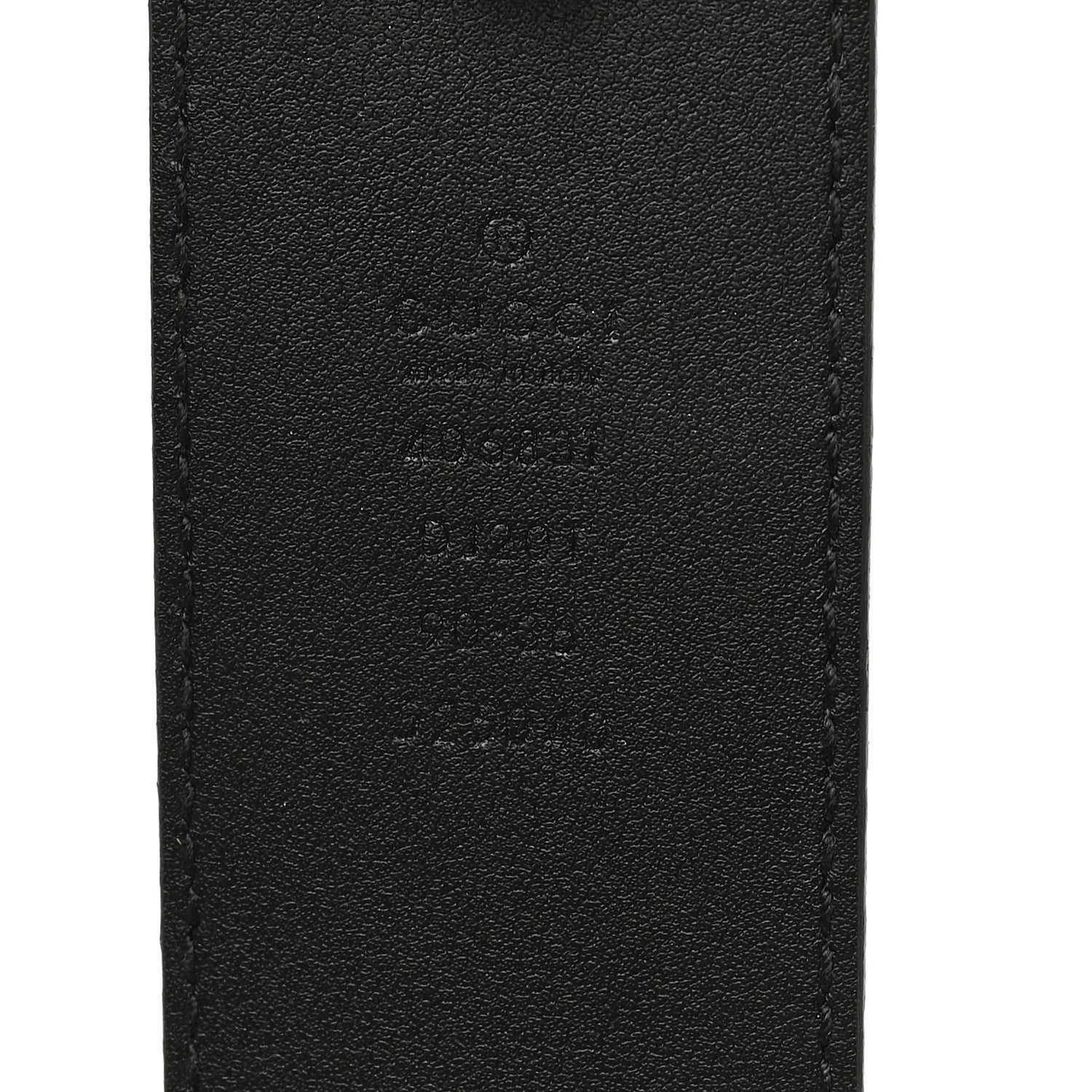 Gucci Textured Calfskin Double G 40mm Belt 90 36 Black 3 of 5