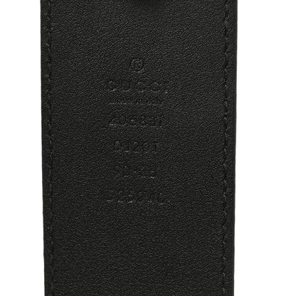 Gucci Textured Calfskin Double G 40mm Belt 90 36 Black 3 of 5