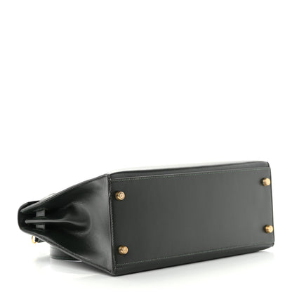 Hermes Box Kelly Sellier 28 Vert Fonce 4 of 25