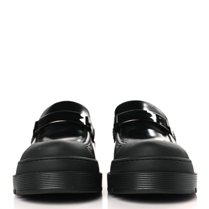 Christian Dior Brushed Calfskin Dior Code Lug Sole Platform 35mm Loafers 39.5 Black 2 of 8