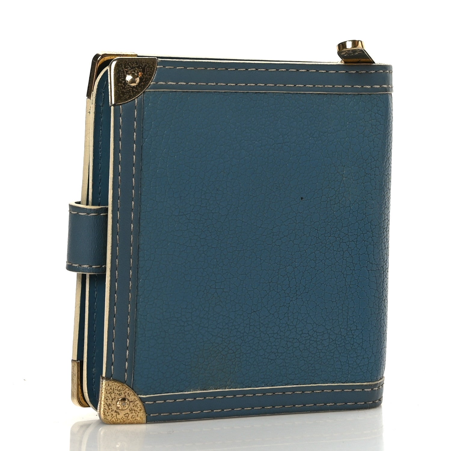 Louis Vuitton Suhali Compact Zipped Wallet Blue 3 of 9