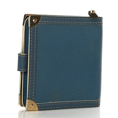 Louis Vuitton Suhali Compact Zipped Wallet Blue 3 of 9