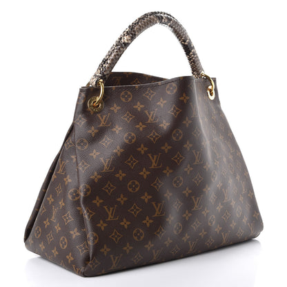 Louis Vuitton Snakeskin Monogram Artsy MM 3 of 9
