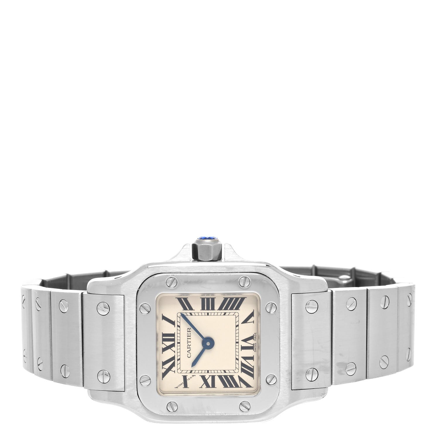 Cartier Stainless Steel 24mm Santos de Cartier Galbee Quartz Watch 2 of 5