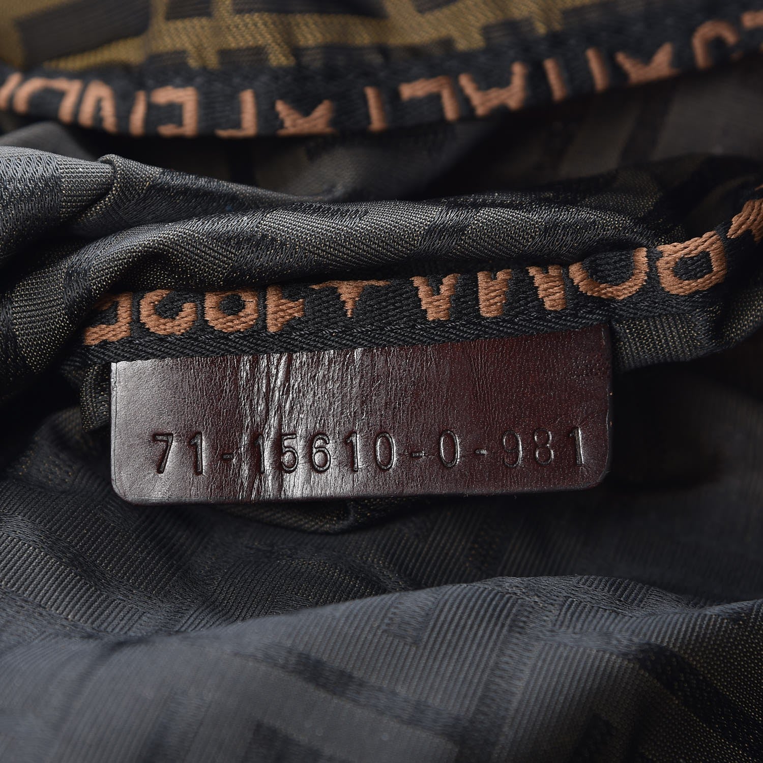 Fendi Zucca Tote Tobacco 6 of 9