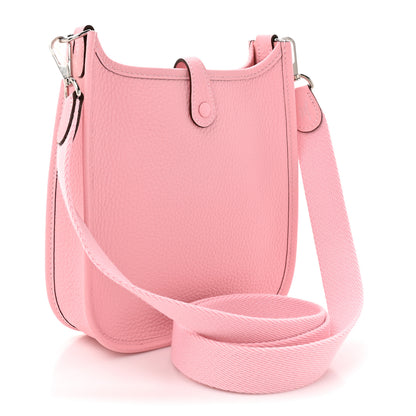 Hermes Taurillon Clemence Evelyne TPM Rose Sakura 3 of 11