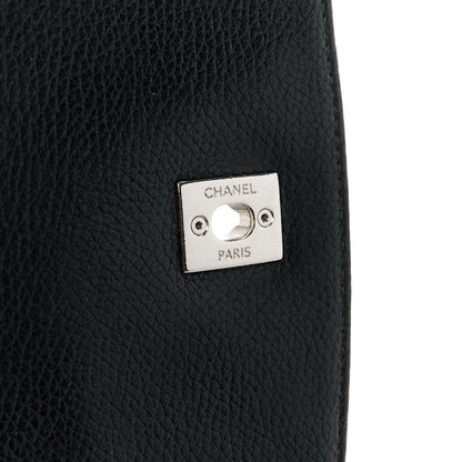 Chanel Calfskin Quilted Jungle Stroll Shoulder Bag Black 7 of 13