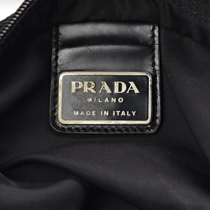 Prada Nylon Flat Messenger Bag Black 6 of 9