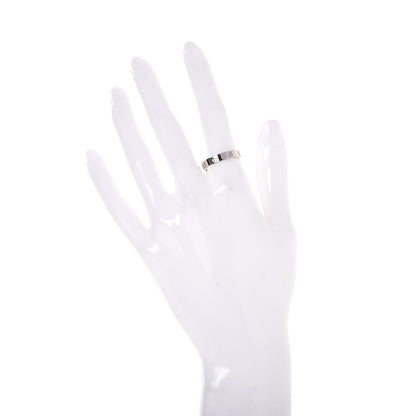 Cartier 18K White Gold 3.5mm LOVE Wedding Band Ring 55 7.25 2 of 4
