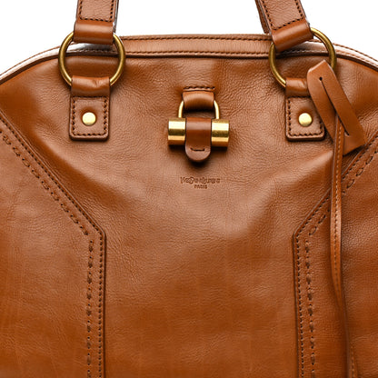 Saint Laurent Calfskin Oversized Muse Brown 8 of 10