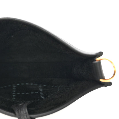 Hermes Taurillon Clemence Evelyne TPM Black 7 of 10