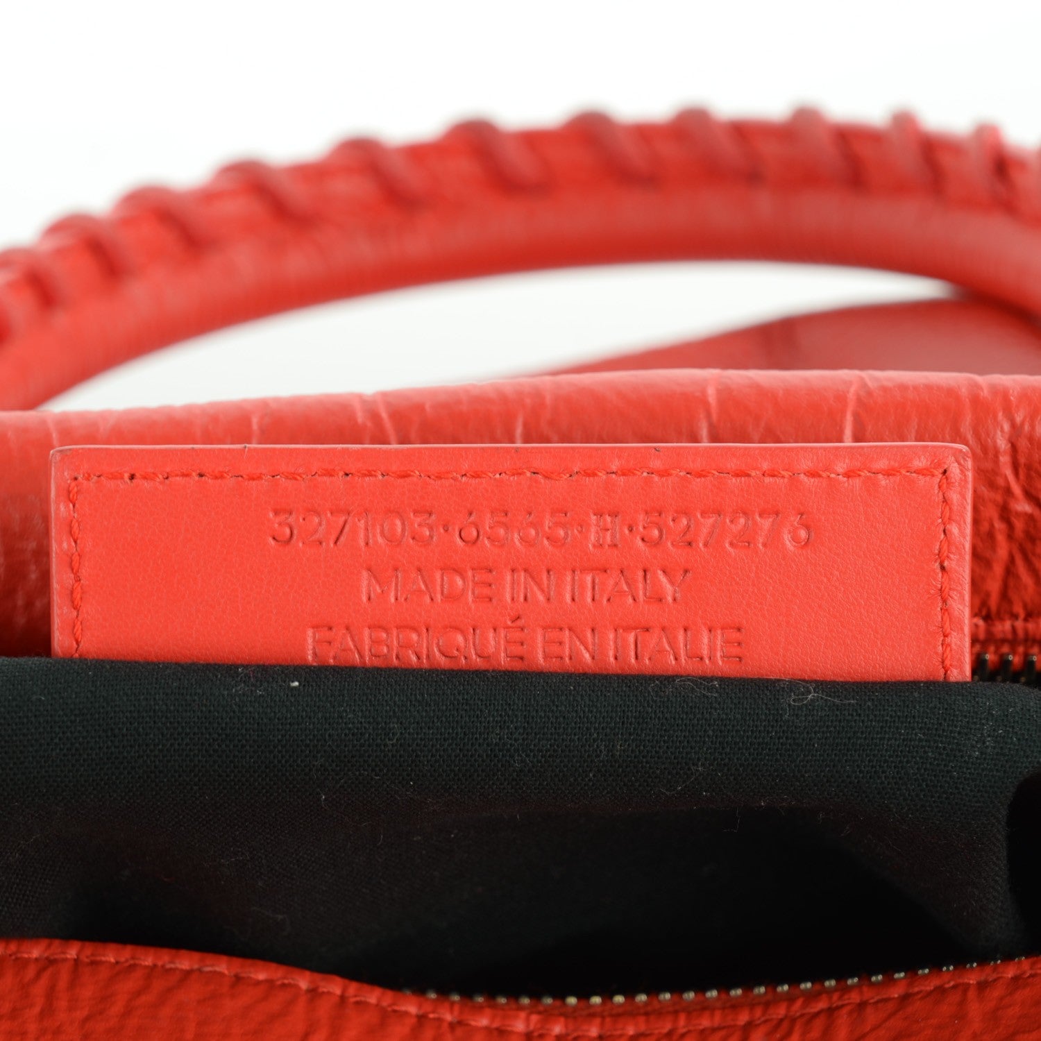 Balenciaga Matte Goatskin Rubber Covered Classic Hardware Mini Twiggy Rouge Coquelicot Rouge Braise 6 of 14