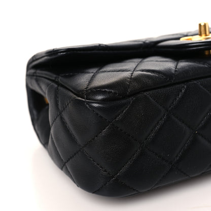 Chanel Lambskin Quilted Mini Rectangular Pearl Crush Flap Black 8 of 9