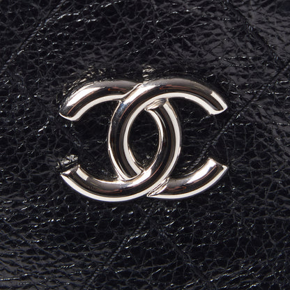 Chanel Glazed Calfskin Large On The Road Tote Black 8 of 10